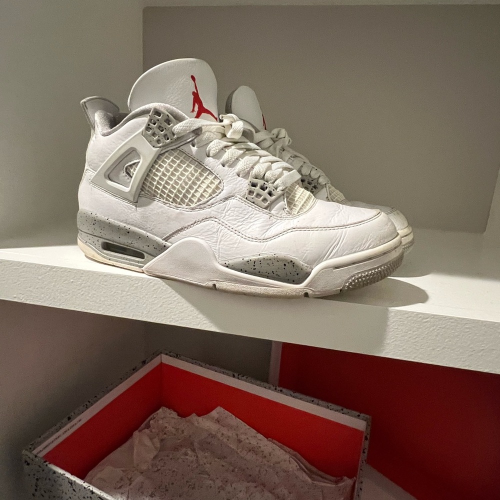 Jordan 4 White Oreo Size 9